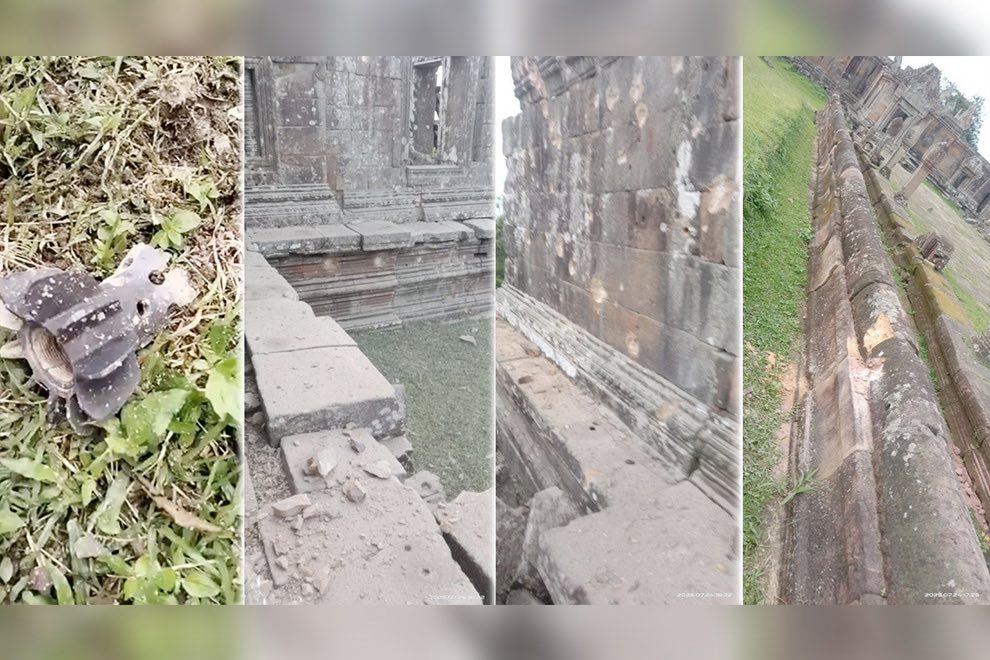 Thailand has used both aircraft and bombs to invade Cambodia and in particular to bomb the Preah Vihear temple as the world heritage site.