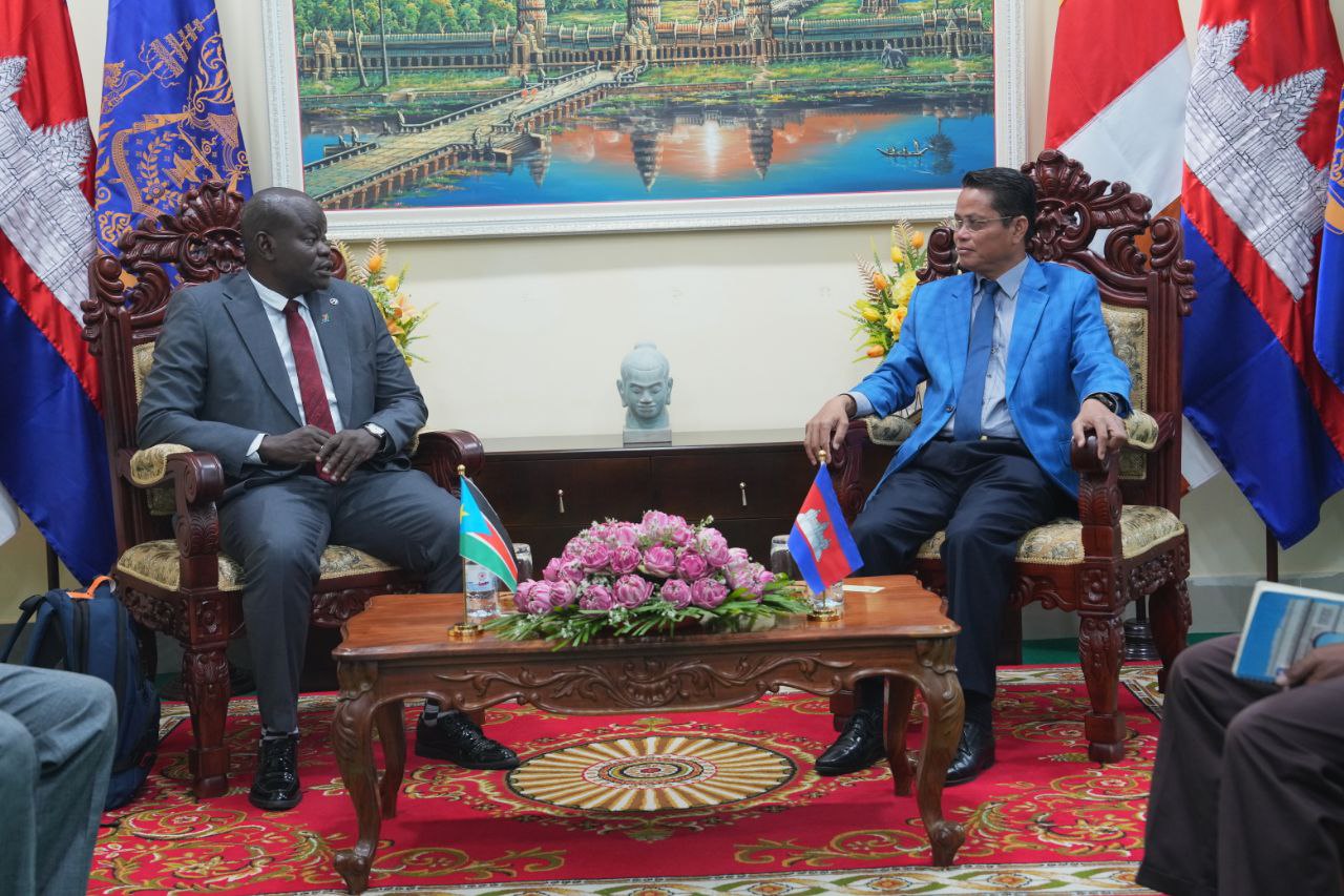 CMAC Director General held a working meeting with a delegation from the South Sudan Mine Action Authority